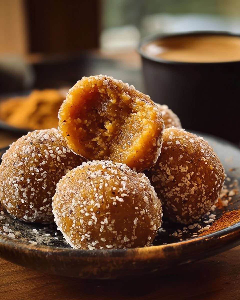 Easy Pumpkin Spice Energy Bites