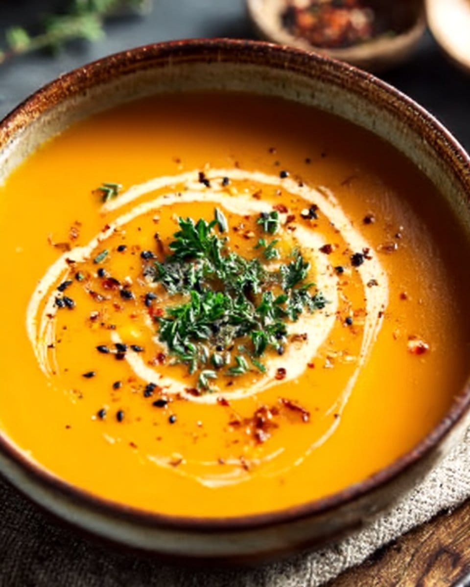 Easy Butternut Squash and Sweet Potato Soup