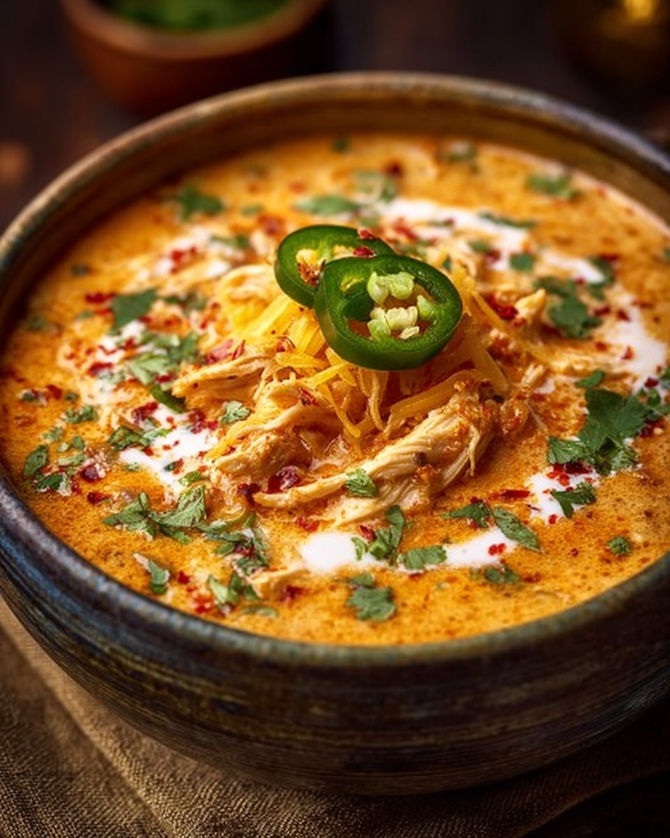 Creamy Chicken Enchilada Soup