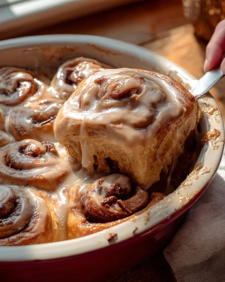Freshly baked chai cinnamon rolls topped with icing and spices