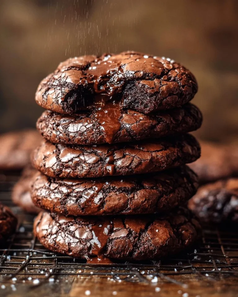 Chewy brownie cookies with rich chocolate flavor and soft texture