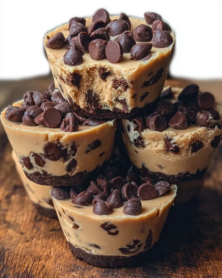 Chocolate Chip Cookie Dough Cups for a delicious dessert treat