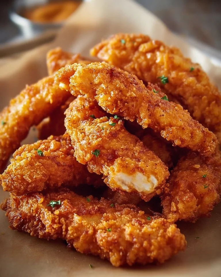 Delicious Crack Chicken Tenders served on a plate with dipping sauce