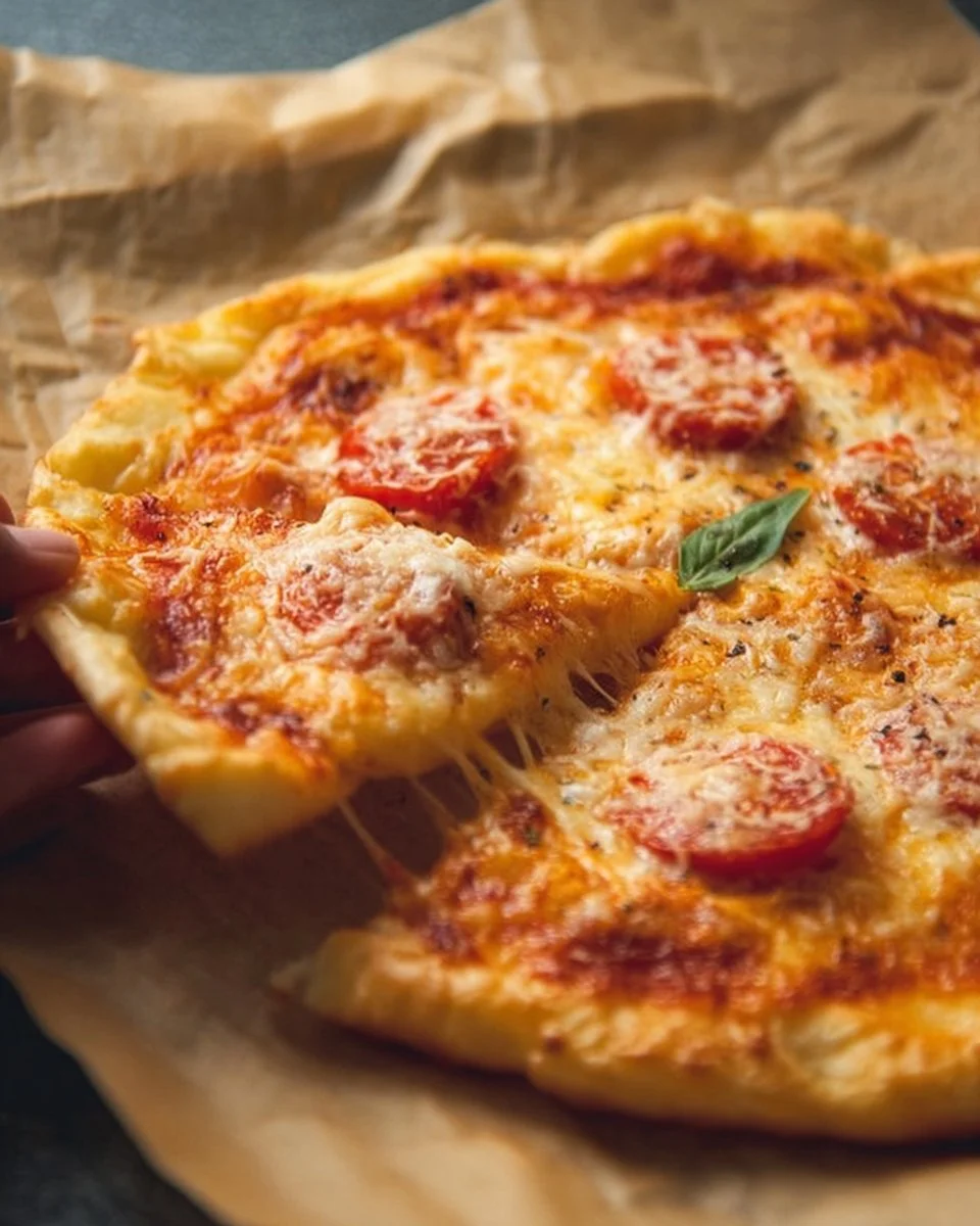 Delicious gluten-free pizza crust made with wholesome ingredients.