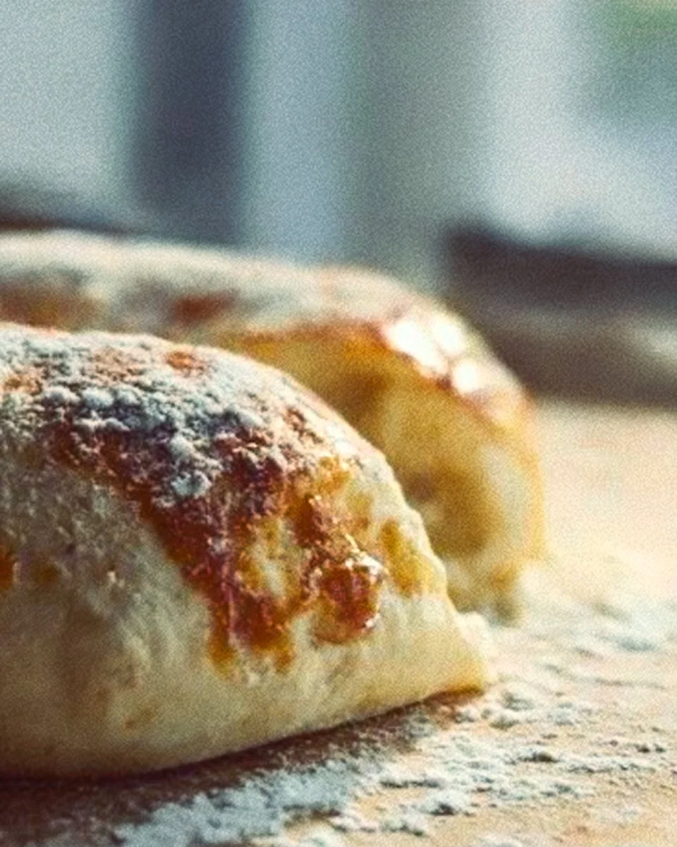 Homemade pizza dough ready for topping and baking.