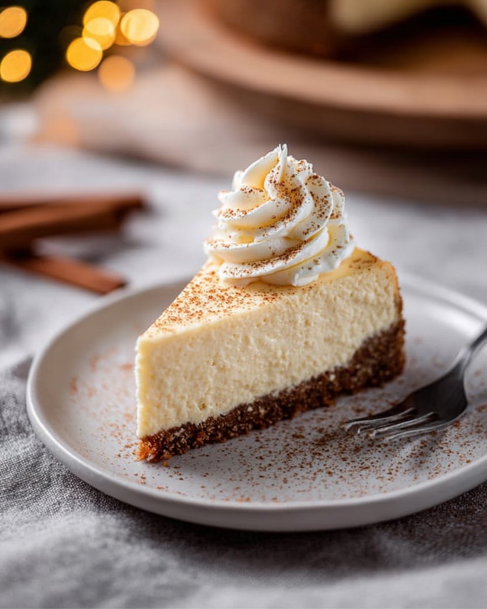Eggnog Cheesecake