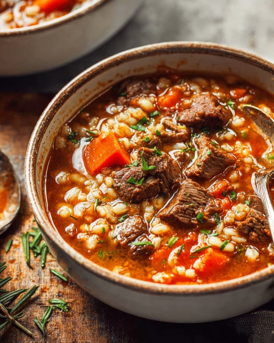Best Beef Barley Soup