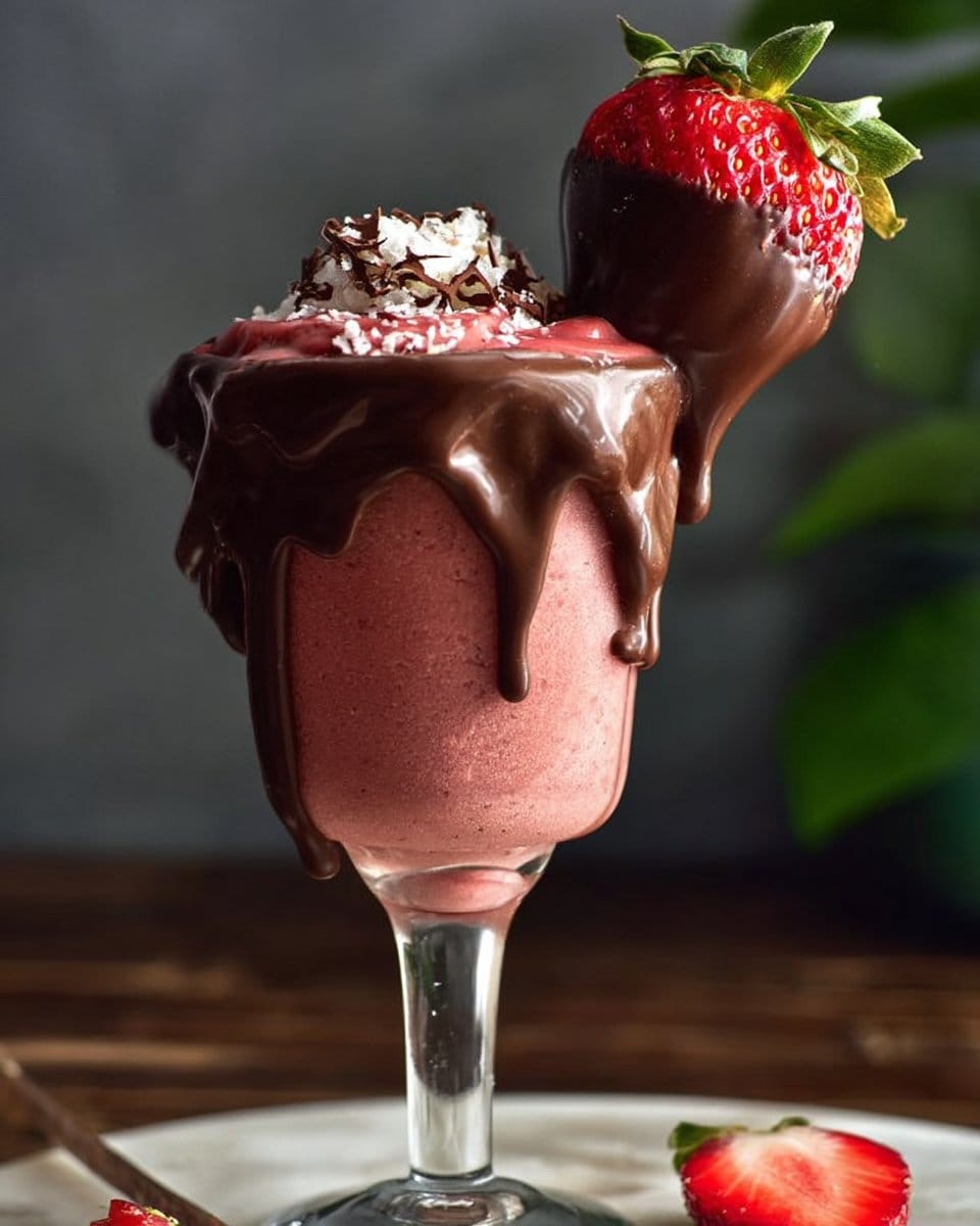 Chocolate Covered Strawberry Smoothie Recipe (Easy)