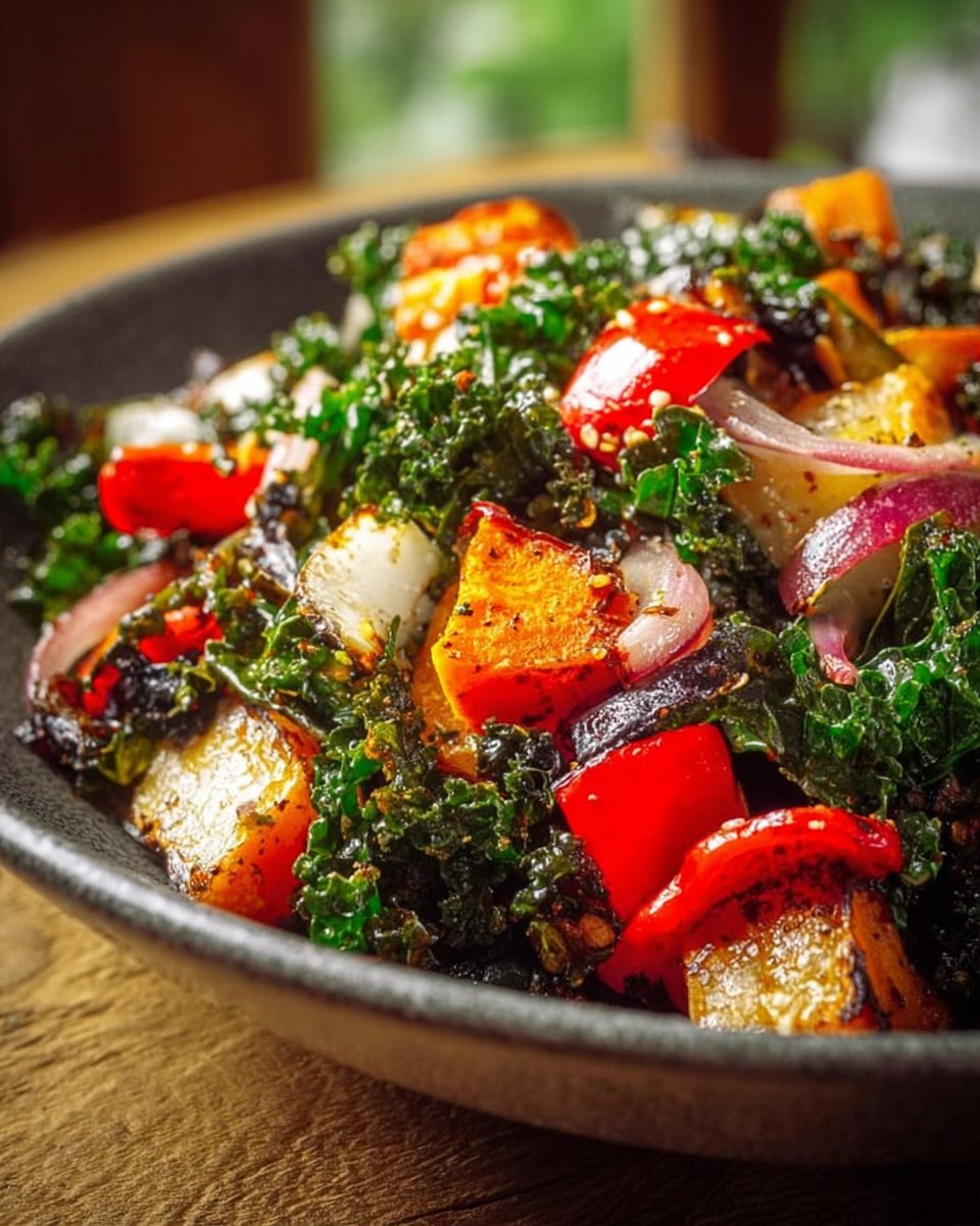Kale and Roasted Vegetable Salad