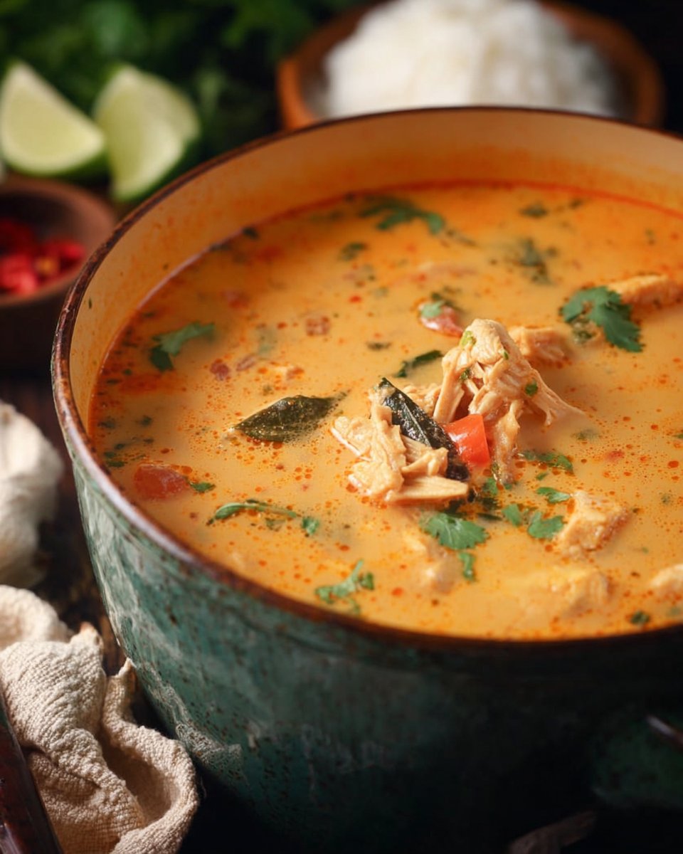 Coconut Curry Chicken Soup