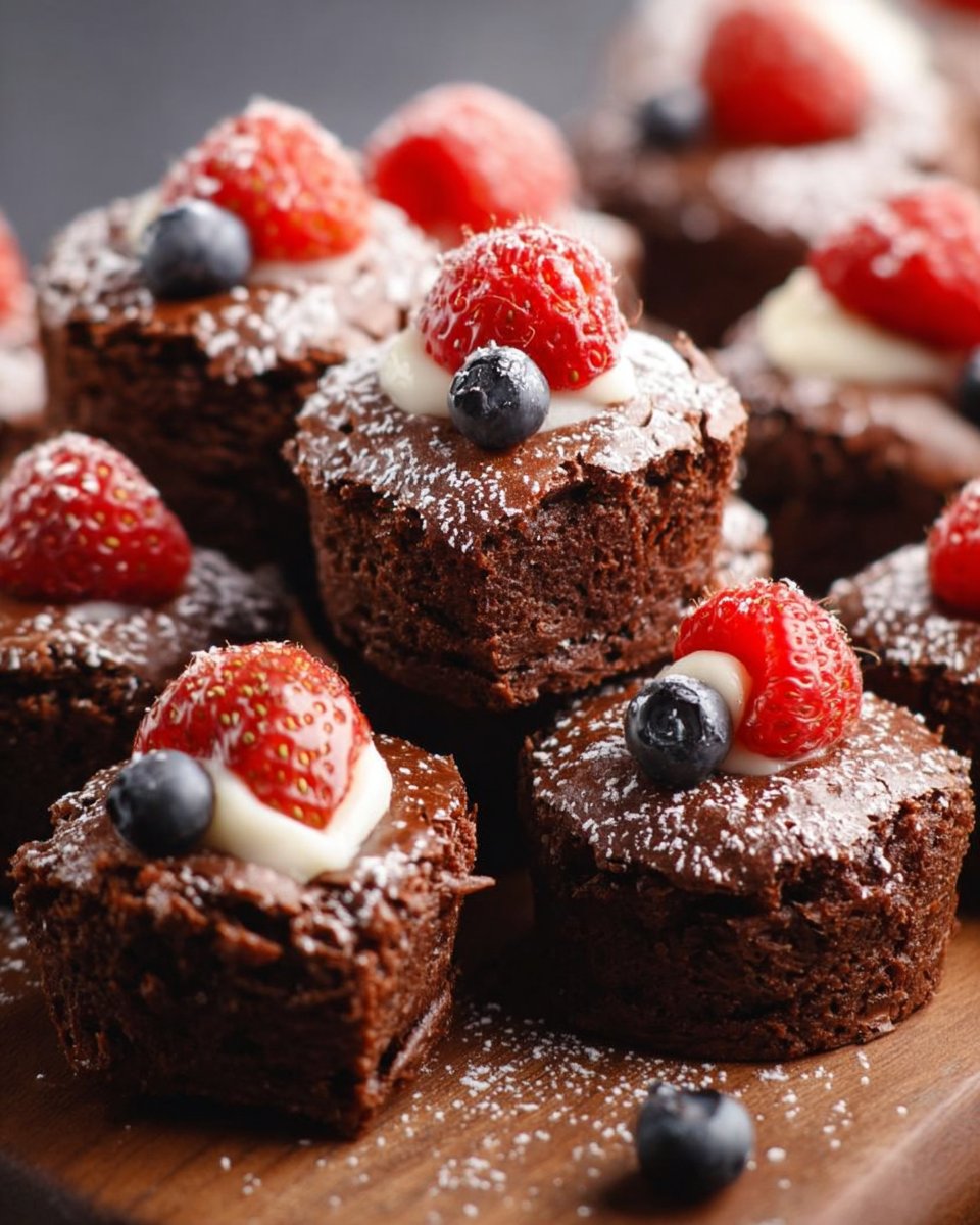 Fudgy Brownie Bites