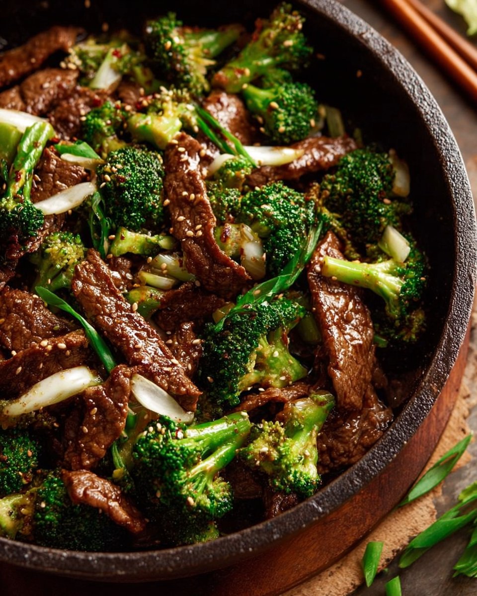 Ginger Garlic Beef & Broccoli Stir-Fry — A Quick, Flavor-Packed Dinner You’ll Crave Every Night