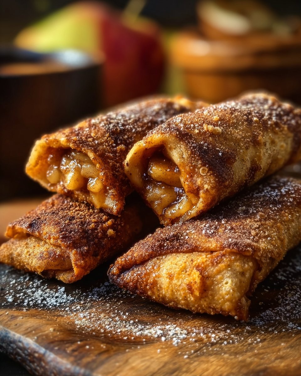 Apple Pie Egg Rolls