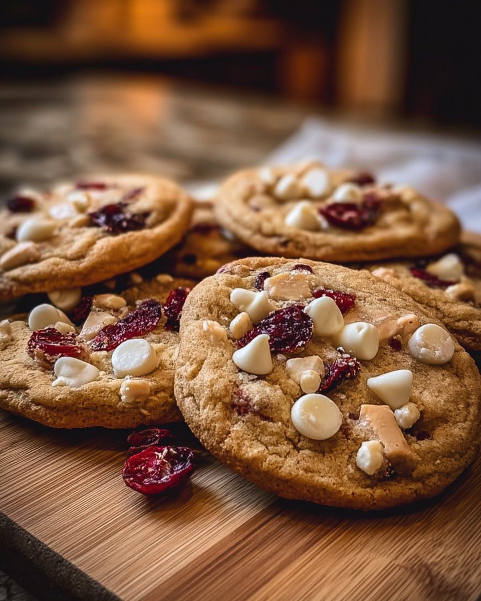 Cranberry White Chocolate Chip Cookies