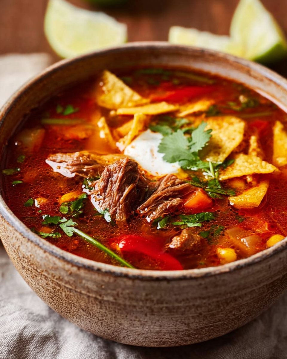 Beef Tortilla Soup
