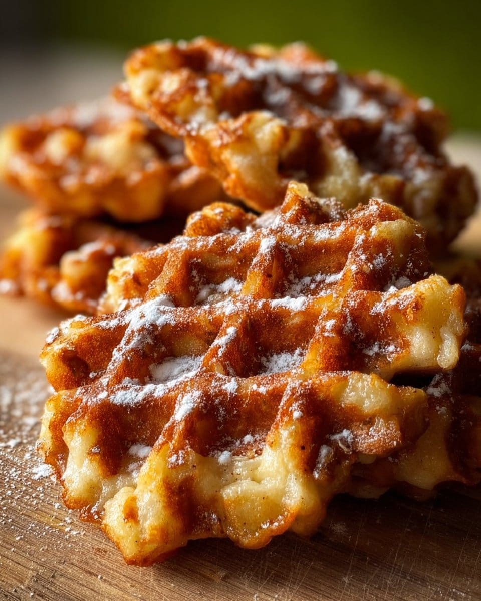 Apple Fritter Waffle Donuts