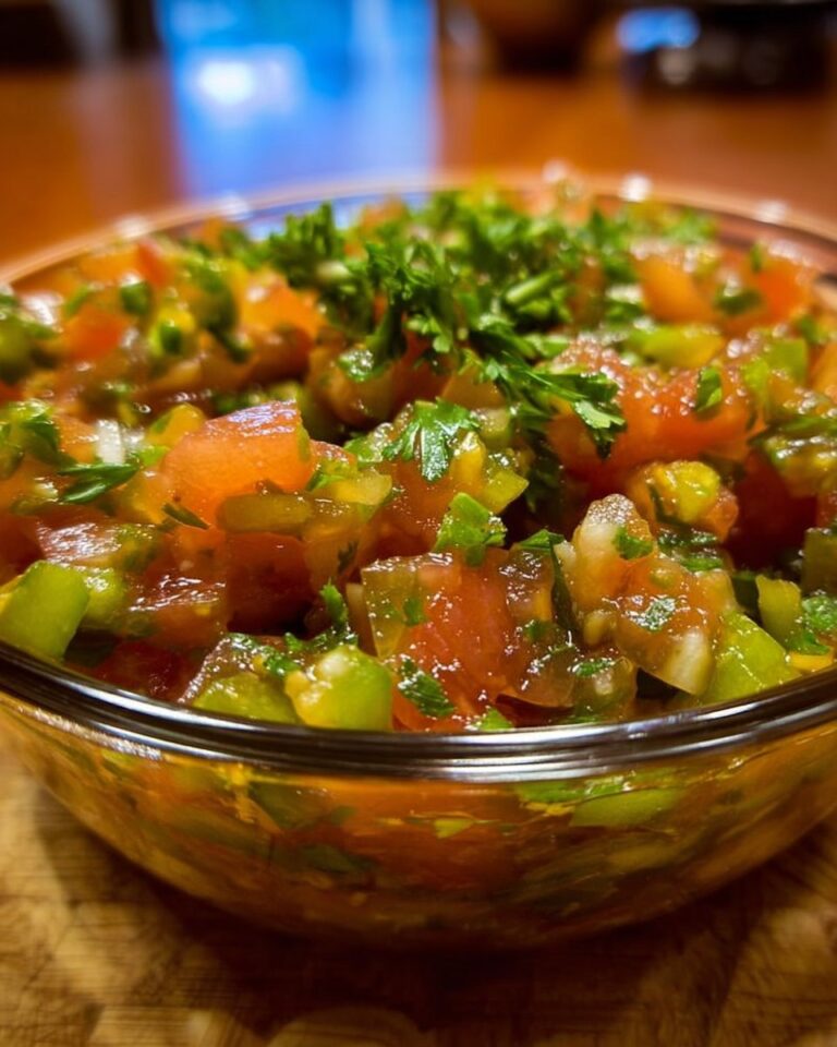 Homemade Green Tomato Salsa