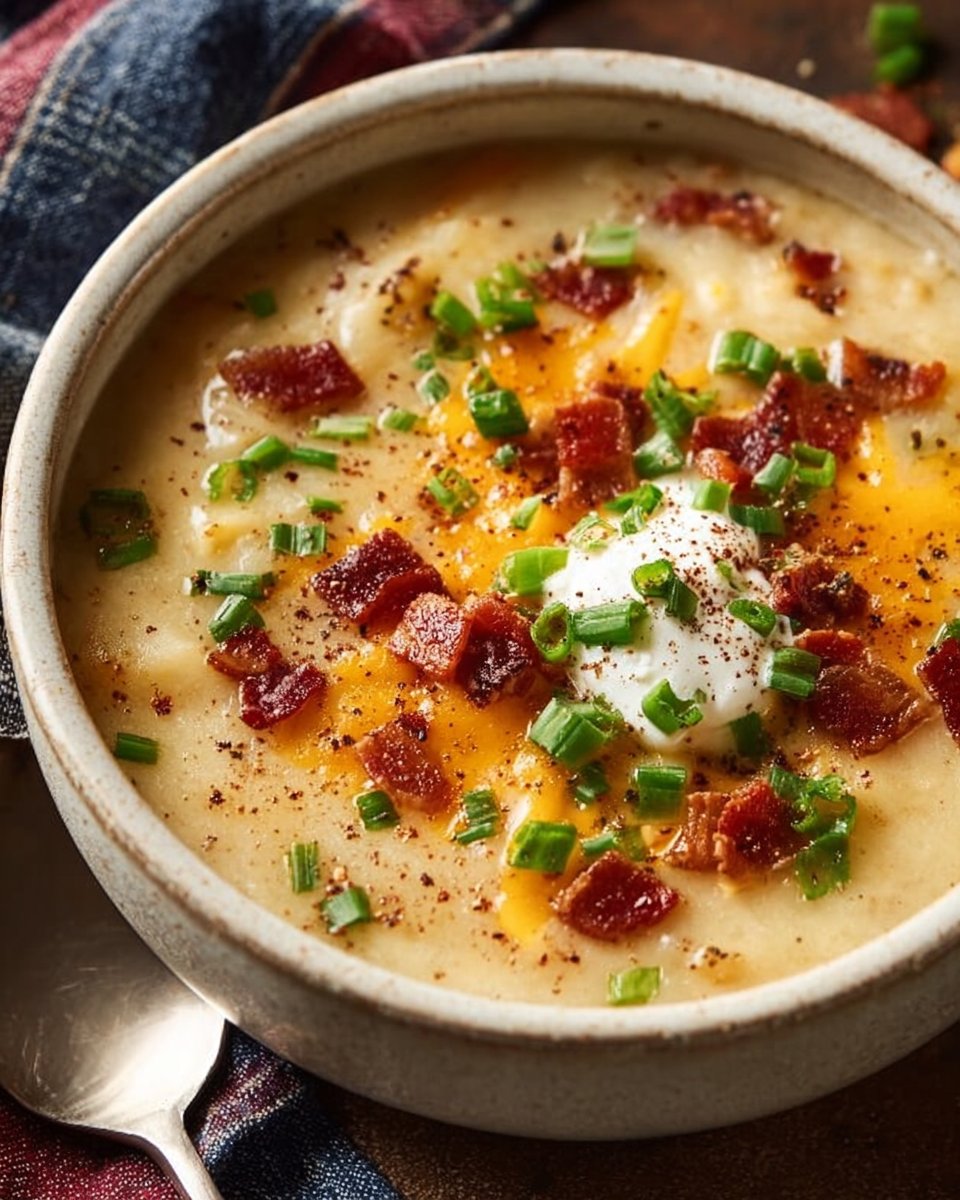 Keto Loaded Baked Potato Soup