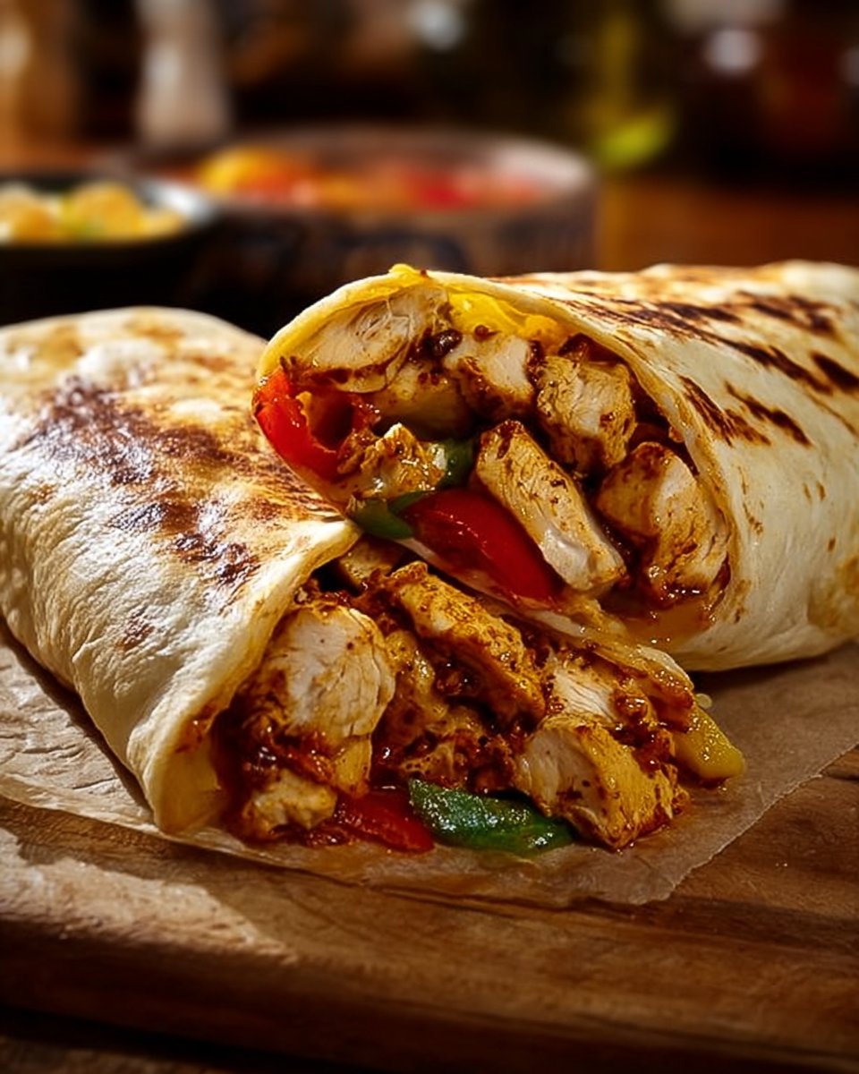 Grilled Portuguese-Style Chilli Chicken Wraps