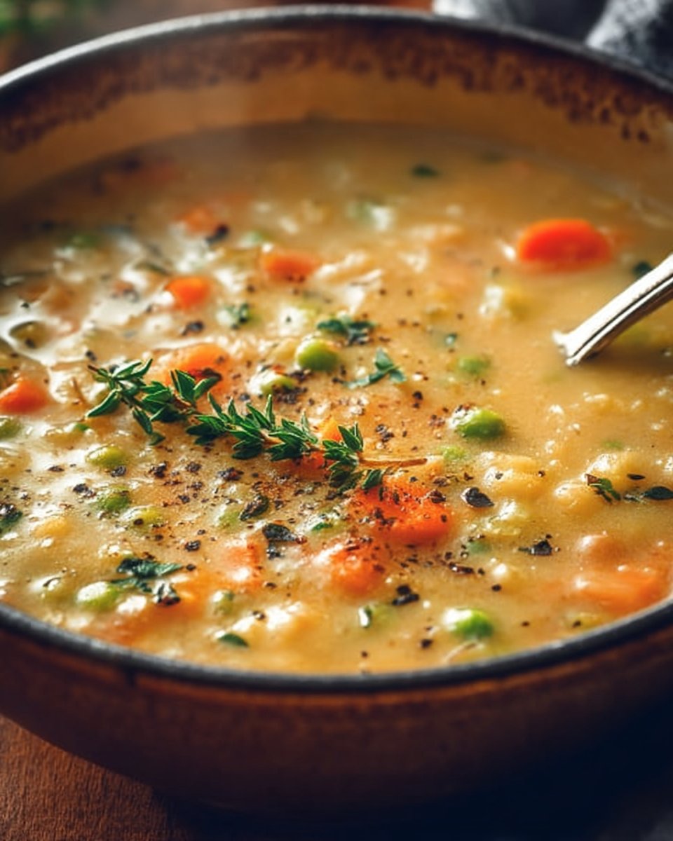 Comforting One-Pot Creamy Vegetable Soup