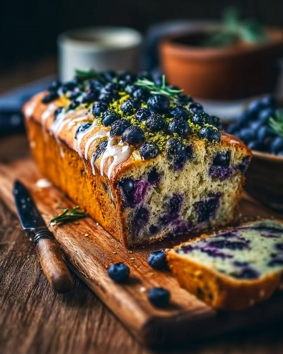 Wild Herb Pistachio Blueberry Bread Recipe for Joyful Mornings