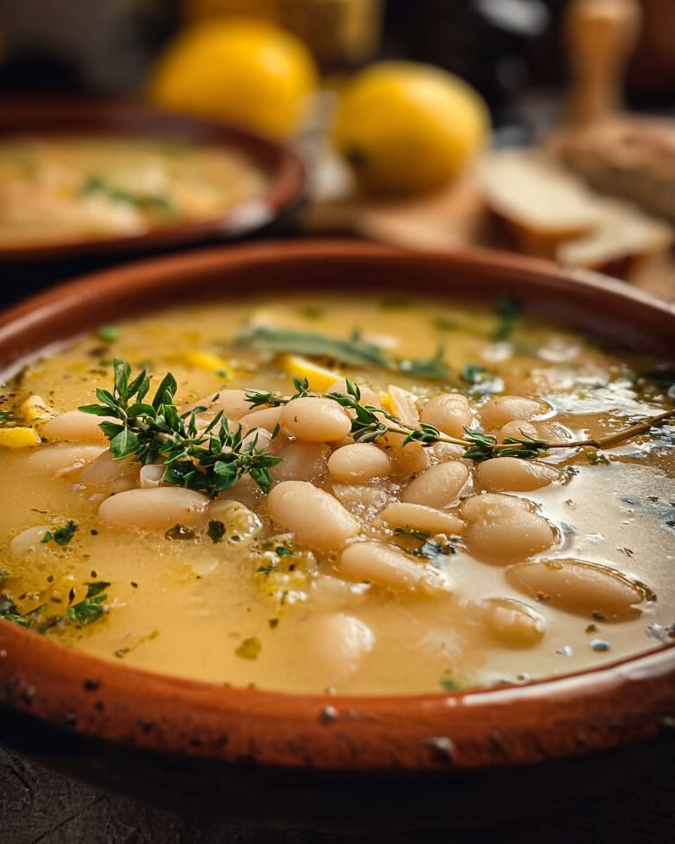 Easy White Bean Lemon Soup