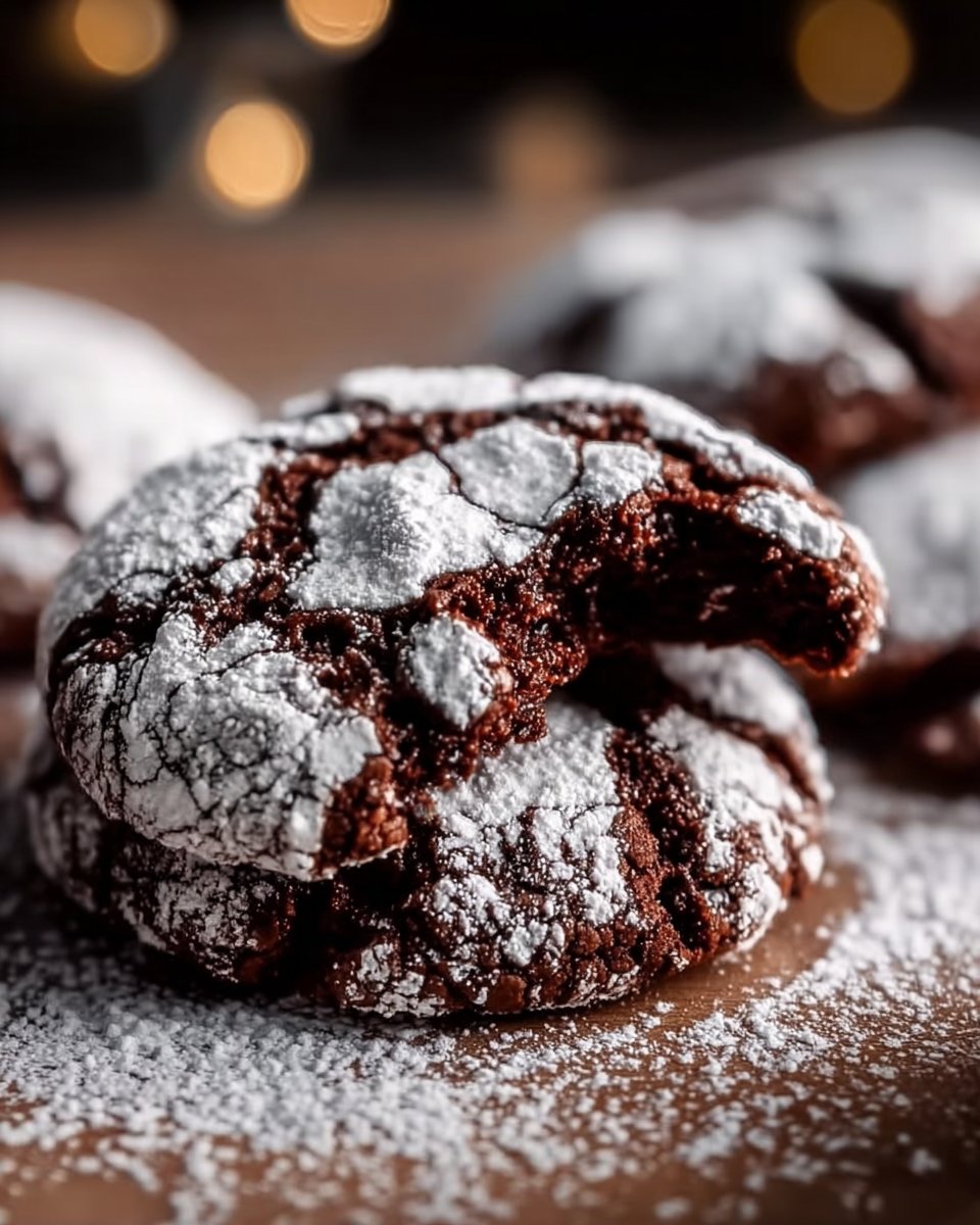 30-Minute No Chill Chocolate Crinkle Cookies