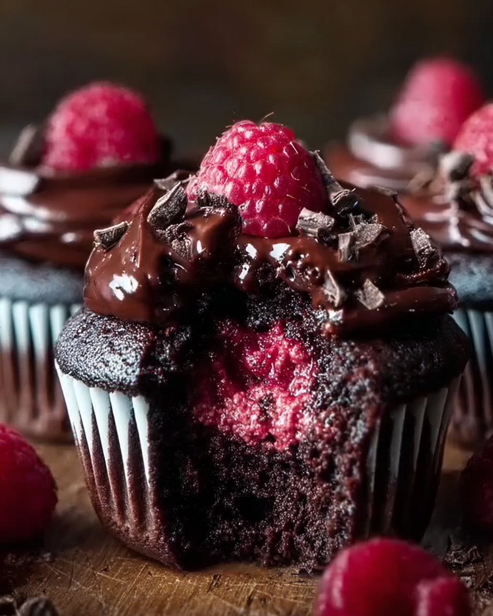 Decadent Raspberry Chocolate Lava Cupcakes You'll Adore