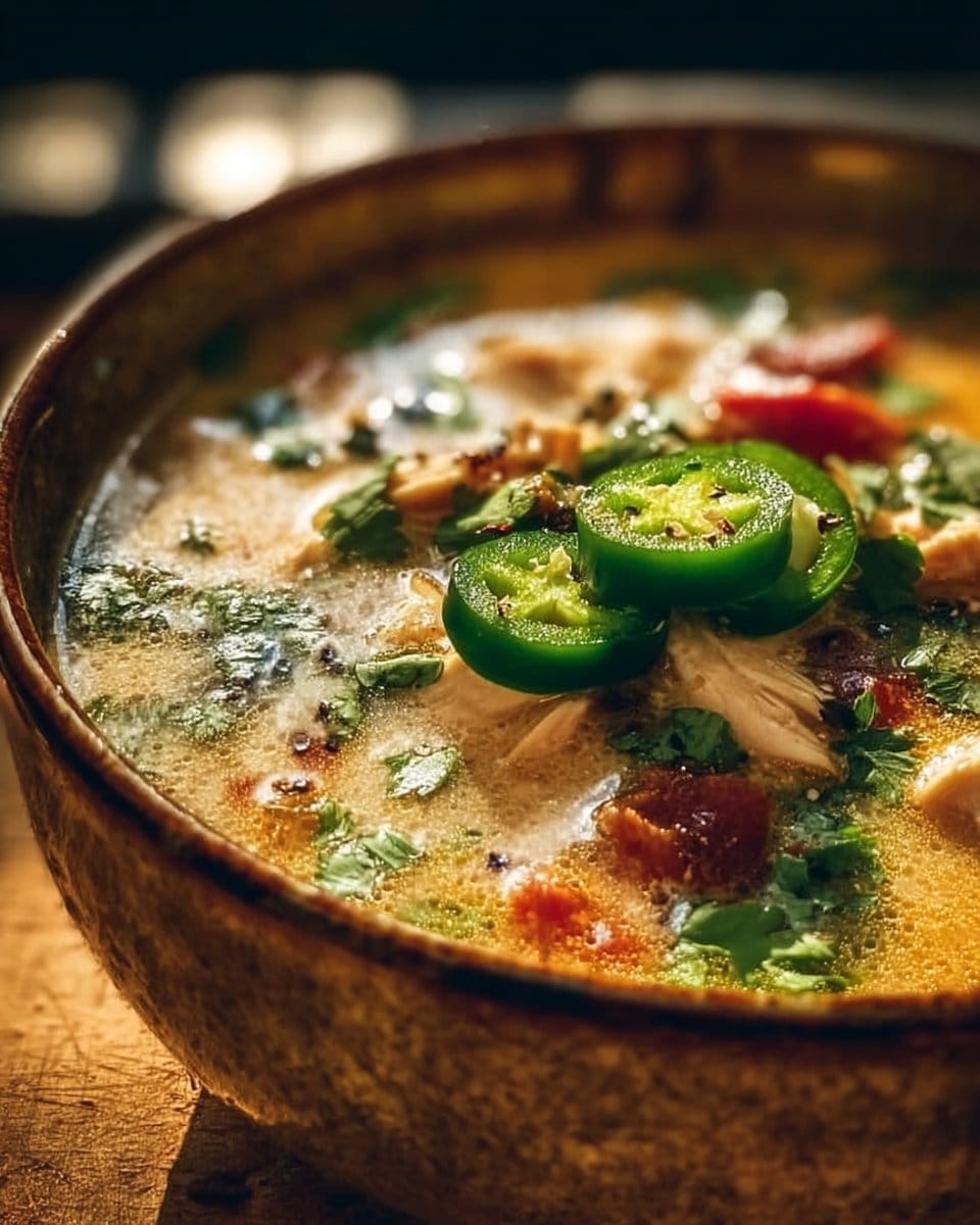 Spicy Jalapeño Popper Chicken Soup