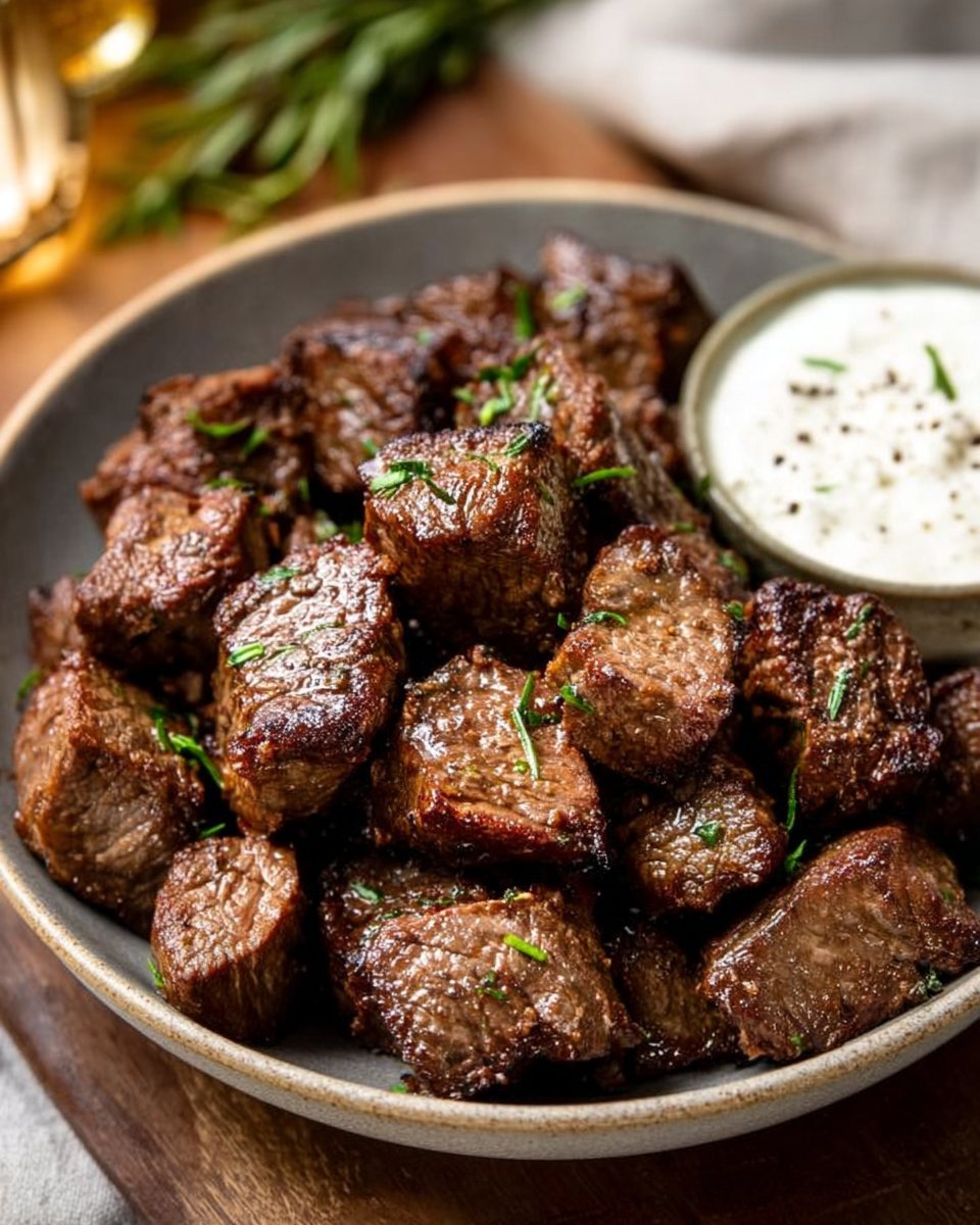 Air Fryer Steak Bites