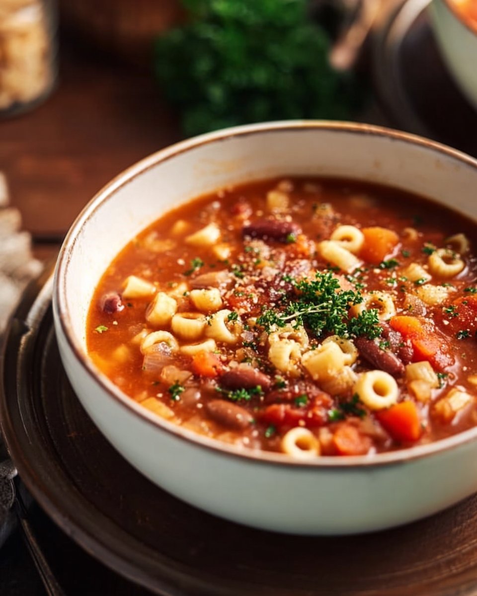 Pasta and Beans Soup