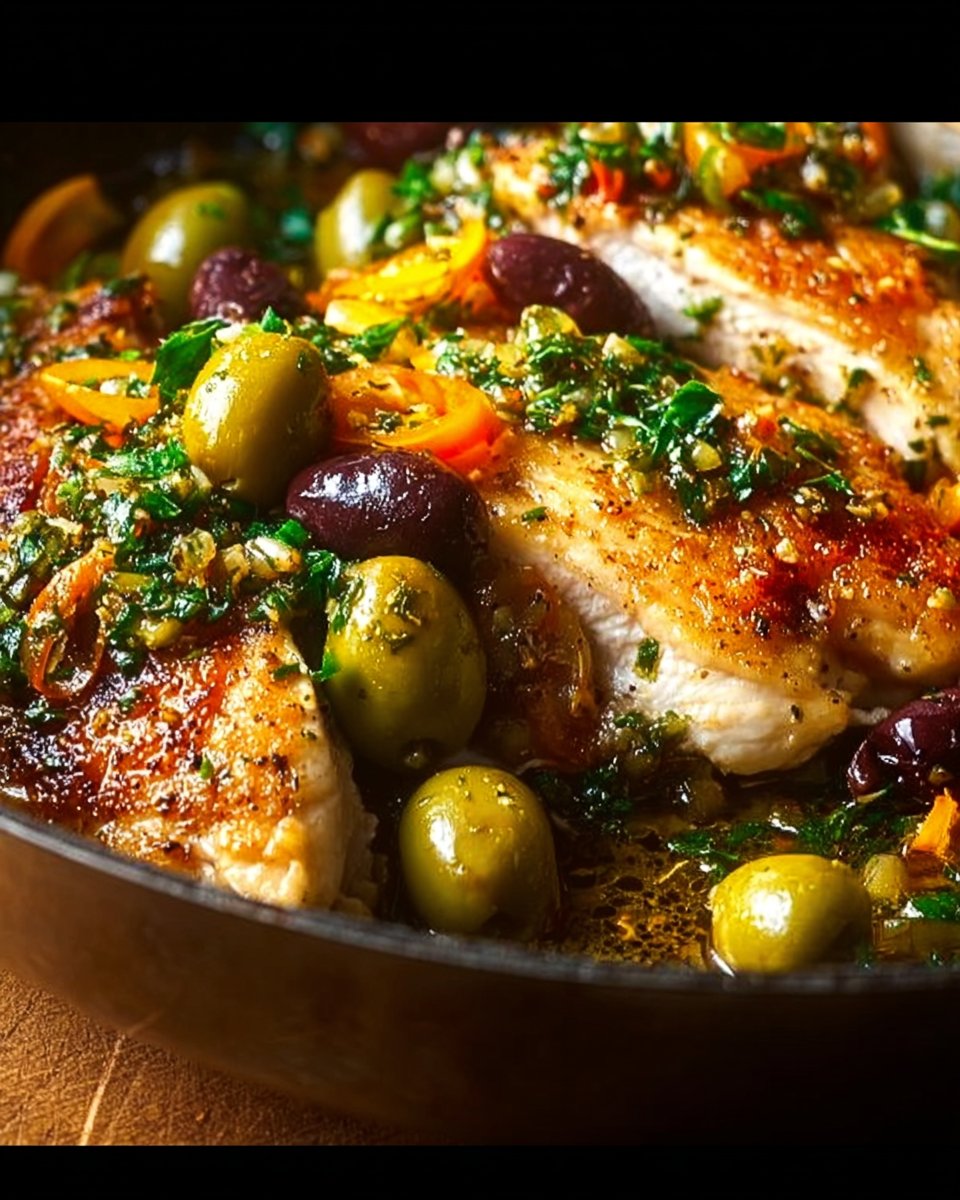 Chicken with Warm Olive Salsa: A Bright, Flavor-Forward Dinner You’ll Make Again
