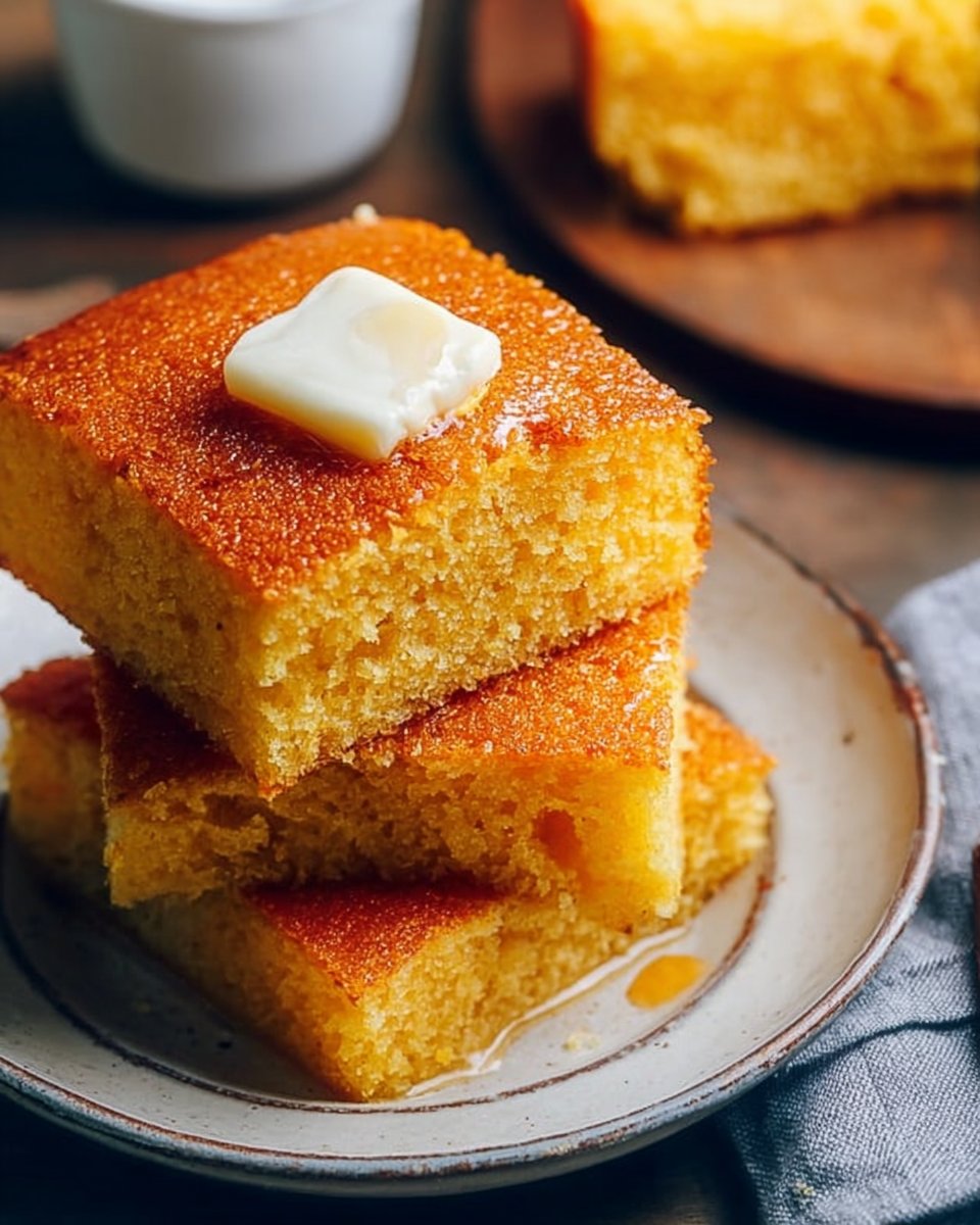 Cornbread with Yellow Cake Mix