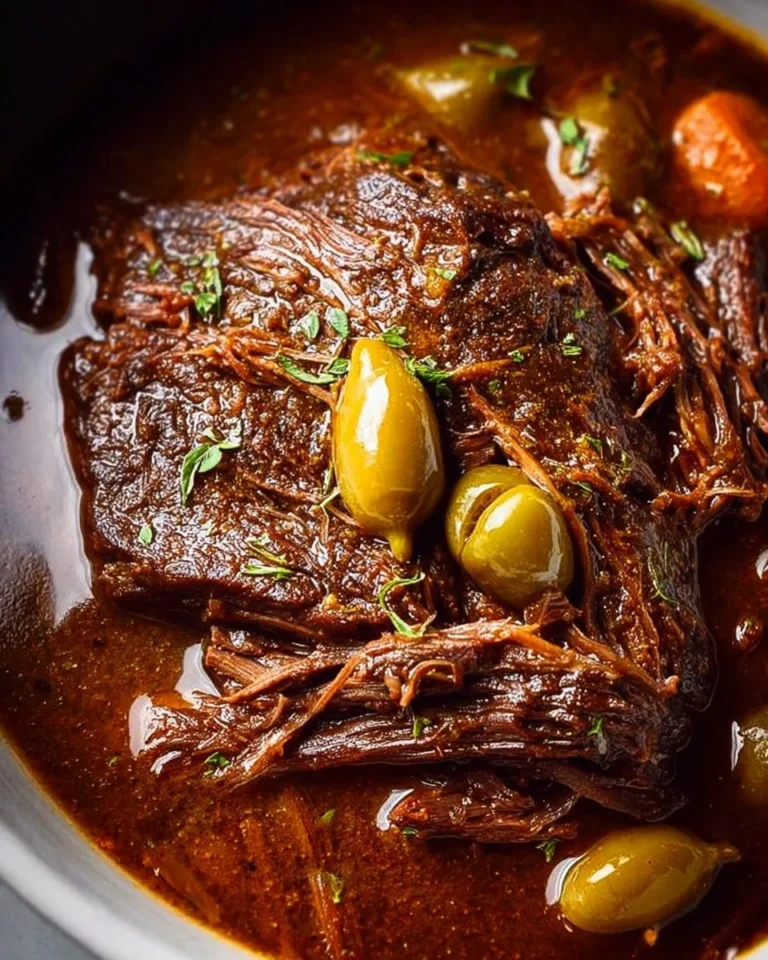 Delicious Instant Pot Mississippi Pot Roast served with vegetables