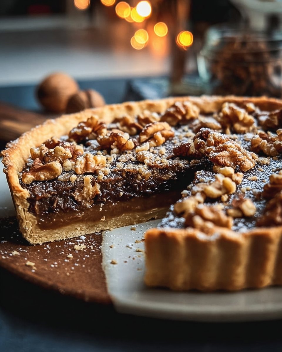 Chocolate Walnut Pie