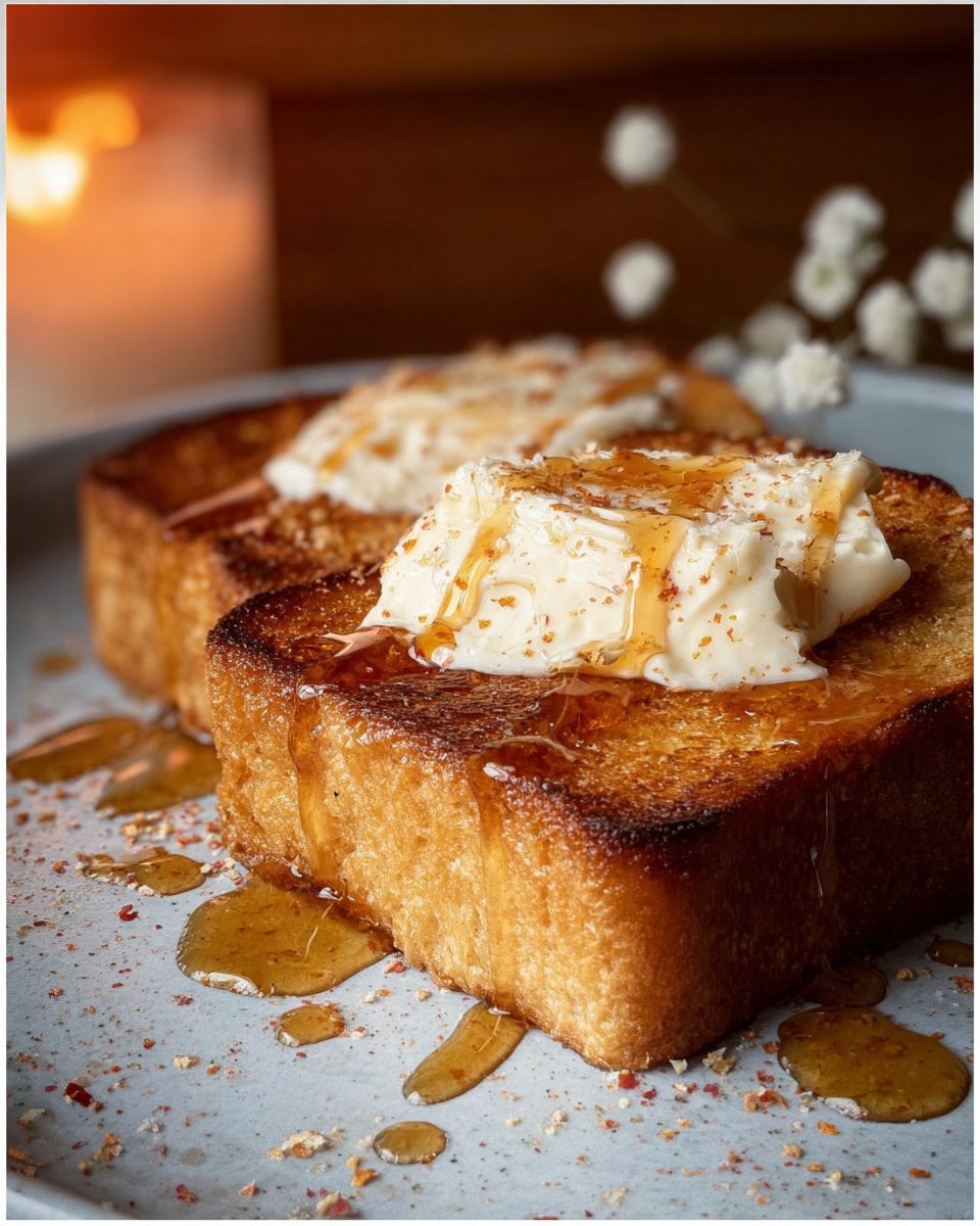 Viral Honey Butter Toast Recipe