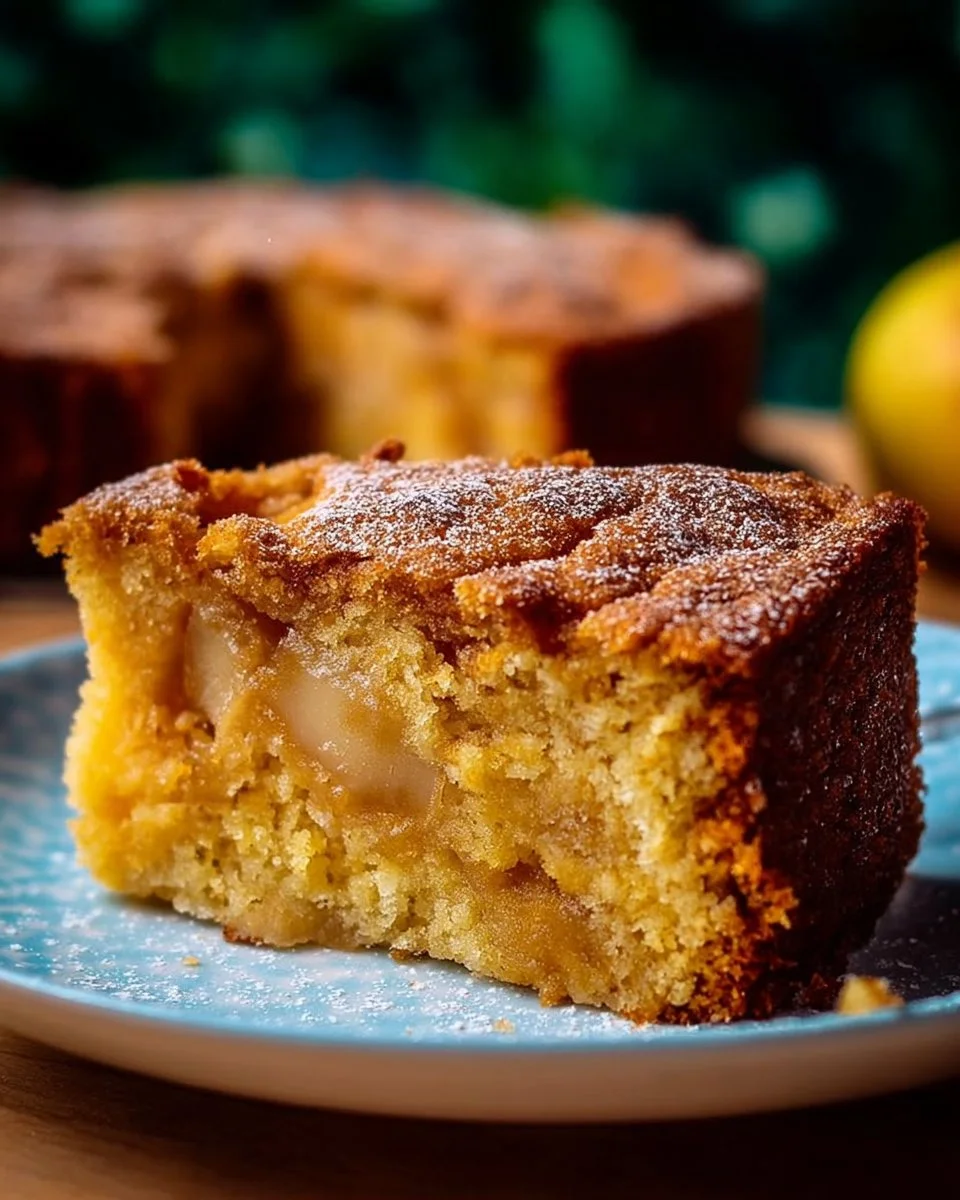 Quick 3 ingredient apple cake recipe with easy steps and delicious flavors.