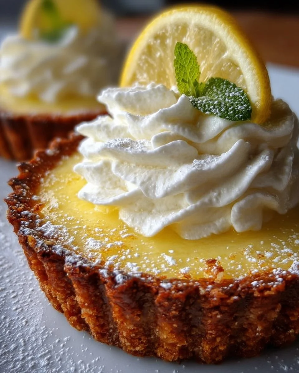 Delicious ricotta and cream cheese tart topped with lemon zest.