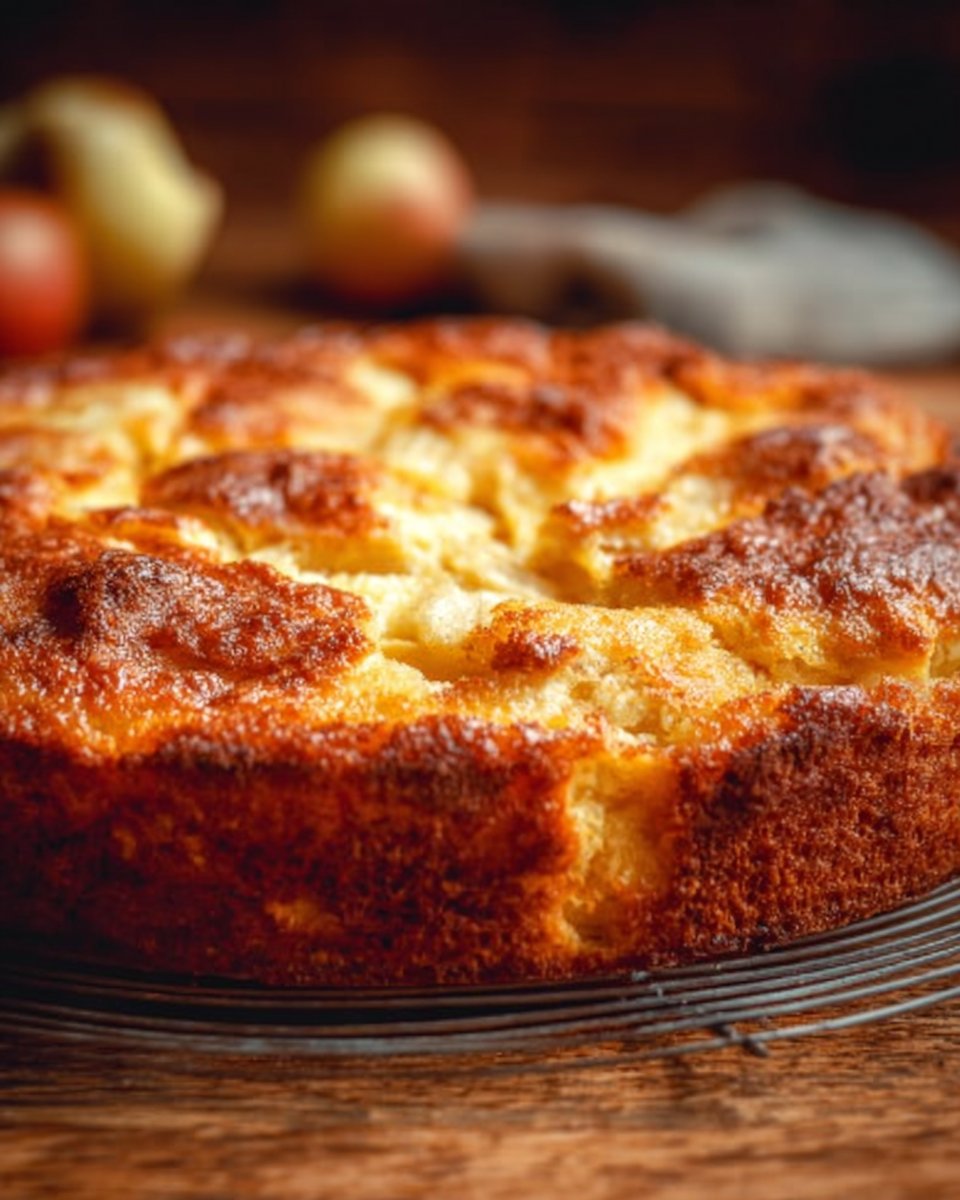 Quick 3 Ingredient Apple Cake