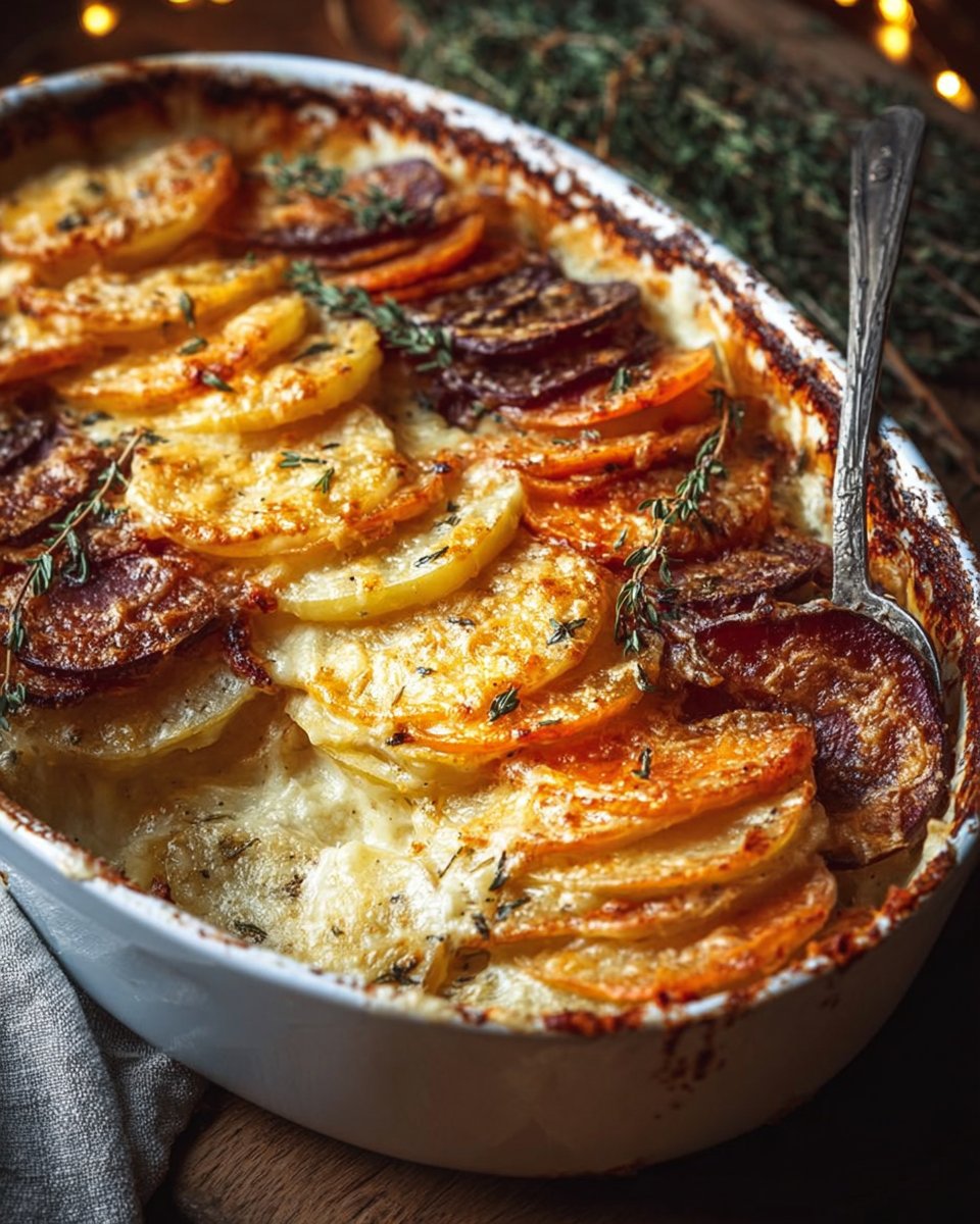Four-Cheese Root Vegetable Gratin: A Stunning, Comforting Side You’ll Crave All Year