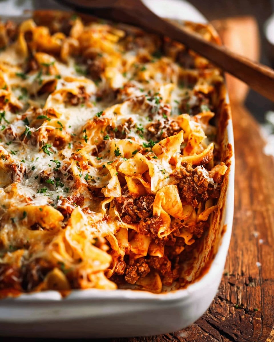 Beefy Sour Cream Noodle Bake