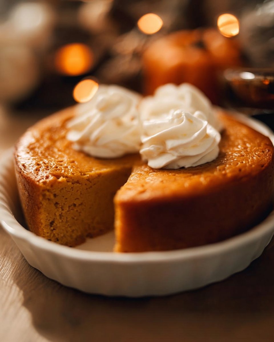Crustless Pumpkin Pie Pudding