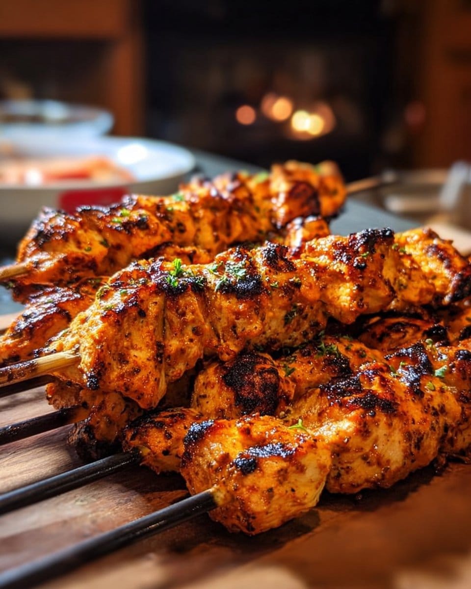 Chipotle Bang Bang Chicken Skewers