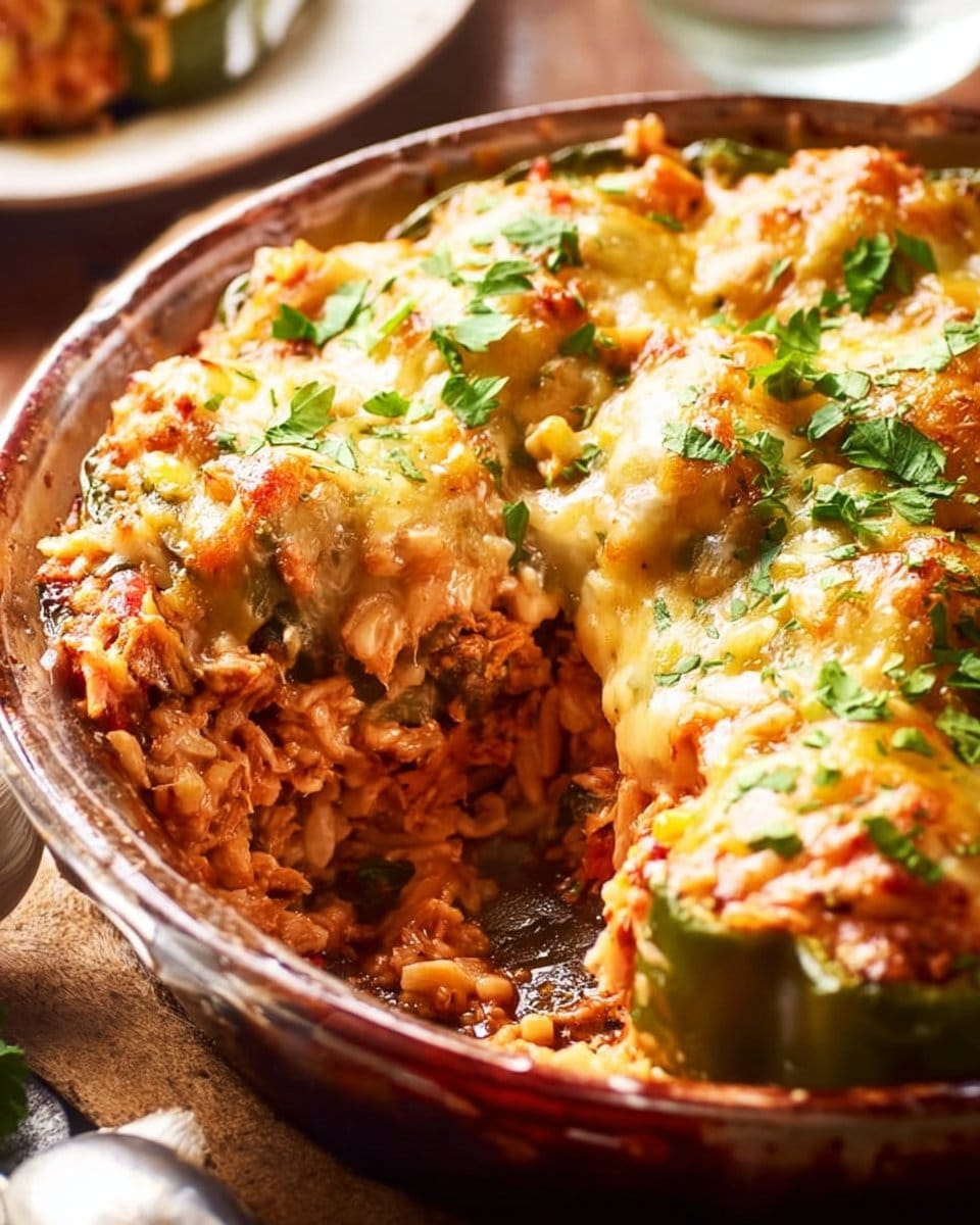Cheesy Stuffed Pepper Casserole