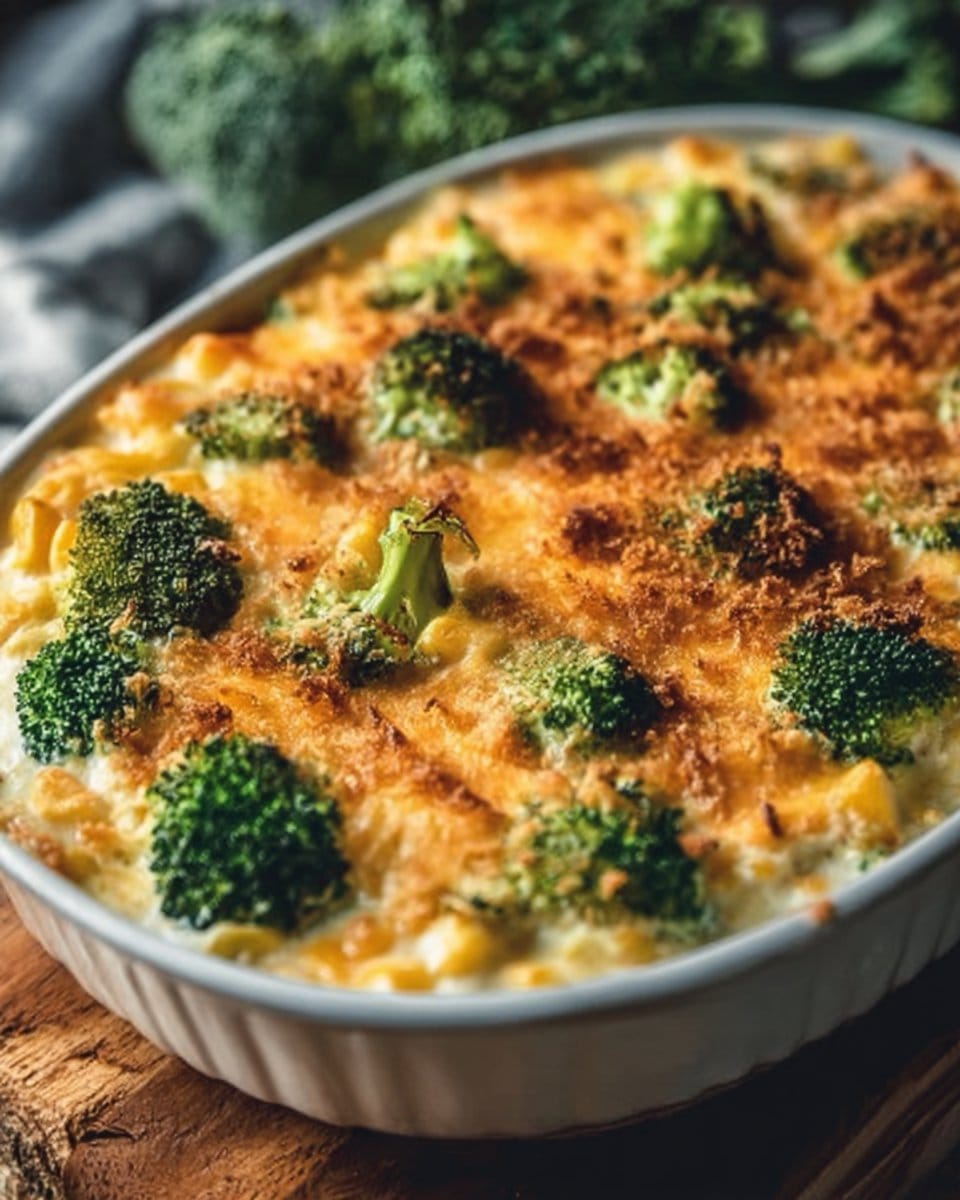 Deliciously Easy Creamy Broccoli Cheese Casserole Recipe