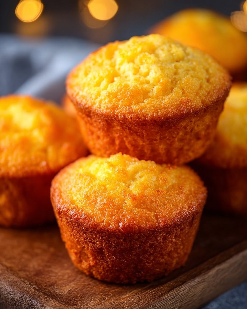 Fluffy Cornbread Muffins