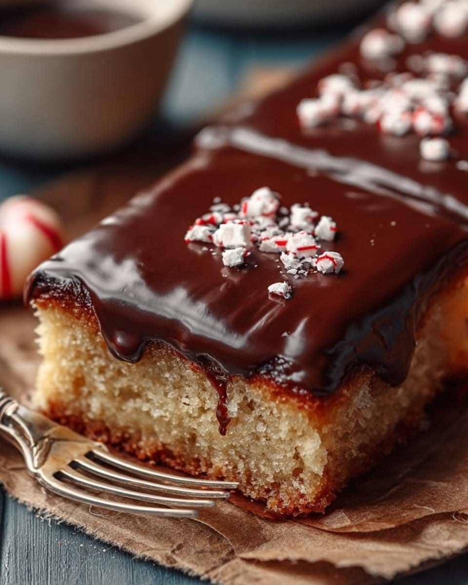 Heavenly Banana Sheet Cake with Chocolate Ganache Delight