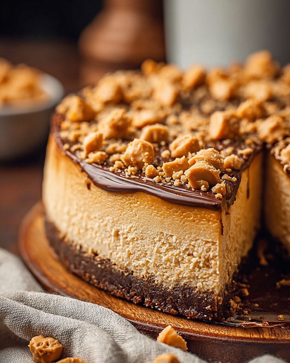 Dreamy Peanut Butter Cheesecake