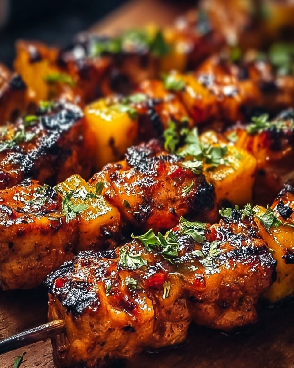 Spicy Mango Habanero Chicken Skewers for Summer Grilling Fun