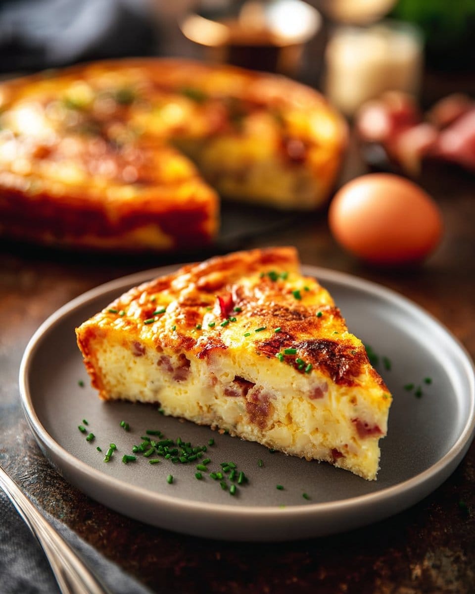 Tasty Crustless Quiche Lorraine